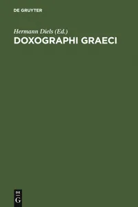 Doxographi Graeci_cover