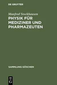 Physik für Mediziner und Pharmazeuten_cover