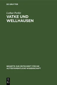 Vatke und Wellhausen_cover