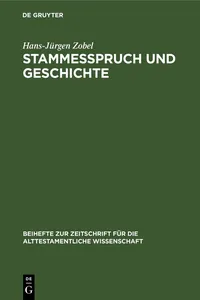 Stammesspruch und Geschichte_cover