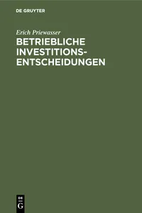 Betriebliche Investitionsentscheidungen_cover