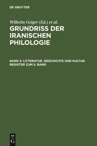 Litteratur, Geschichte und Kultur, Register zum II. Band_cover