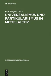 Universalismus und Partikularismus im Mittelalter_cover