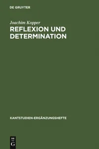 Reflexion und Determination_cover