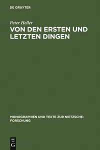 Von den ersten und letzten Dingen_cover