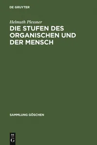 Die Stufen des Organischen und der Mensch_cover