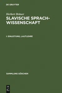 Einleitung, Lautlehre_cover