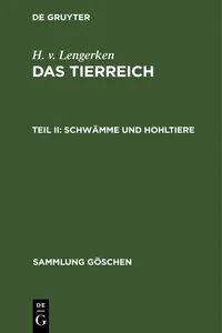 Schwämme und Hohltiere_cover