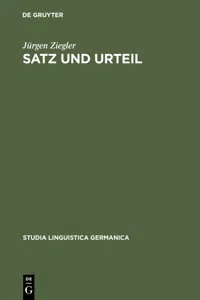 Satz und Urteil_cover