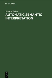 Automatic Semantic Interpretation_cover