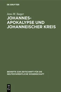 Johannesapokalypse und johanneischer Kreis_cover