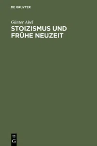 Stoizismus und Frühe Neuzeit_cover