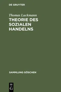 Theorie des sozialen Handelns_cover