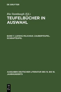 Ludwig Milichius: Zauberteufel. Schrapteufel_cover