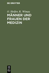 Männer und Frauen der Medizin_cover