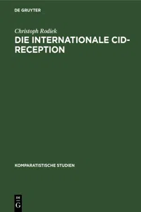 Die internationale Cid-Reception_cover