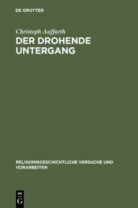 Der drohende Untergang_cover