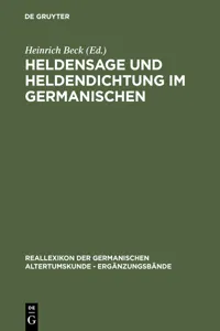 Heldensage und Heldendichtung im Germanischen_cover