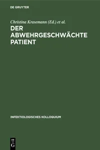 Der abwehrgeschwächte Patient_cover