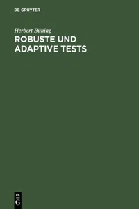 Robuste und adaptive Tests_cover