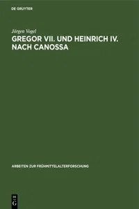 Gregor VII. und Heinrich IV. nach Canossa_cover