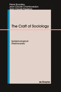 The Craft of Sociology_cover