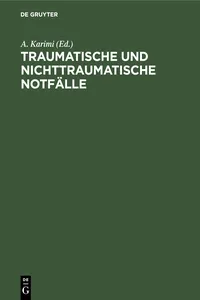 Traumatische und nichttraumatische Notfälle_cover