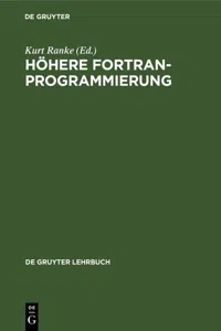 Höhere FORTRAN-Programmierung_cover