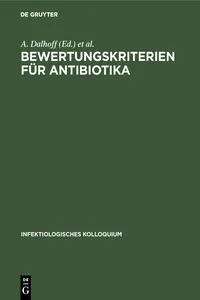 Bewertungskriterien für Antibiotika_cover