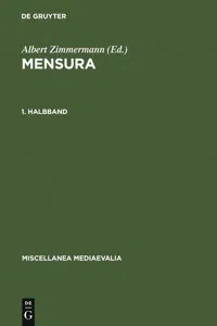 Mensura. 1. Halbbd_cover