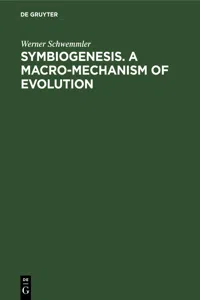 Symbiogenesis. A Macro-Mechanism of Evolution_cover