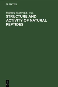 Structure and Activity of Natural Peptides_cover