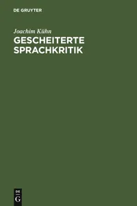 Gescheiterte Sprachkritik_cover