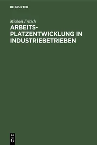 Arbeitsplatzentwicklung in Industriebetrieben_cover