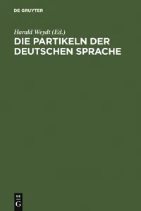 Die Partikeln der deutschen Sprache_cover