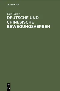 Deutsche und chinesische Bewegungsverben_cover