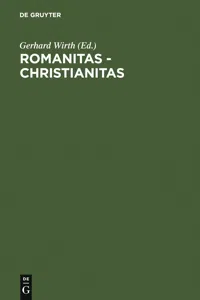 Romanitas - Christianitas_cover