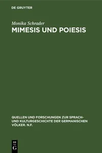 Mimesis und Poiesis_cover