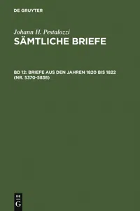 Briefe aus den Jahren 1820 bis 1822_cover