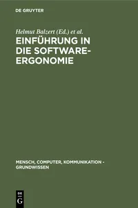 Einführung in die Software-Ergonomie_cover