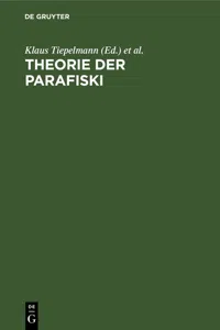 Theorie der Parafiski_cover