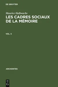 Les cadres sociaux de la mémoire_cover