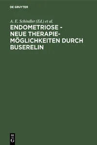 Endometriose - neue Therapiemöglichkeiten durch Buserelin_cover