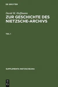 Zur Geschichte des Nietzsche-Archivs_cover