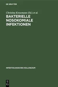 Bakterielle nosokomiale Infektionen_cover