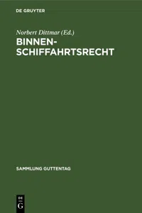 Binnenschiffahrtsrecht_cover