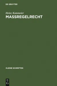 Maßregelrecht_cover