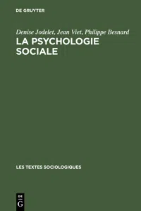 La psychologie sociale_cover