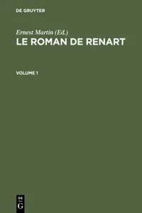 Le Roman de Renart_cover