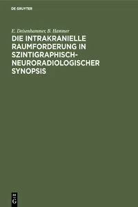 Die intrakranielle Raumforderung in szintigraphisch-neuroradiologischer Synopsis_cover